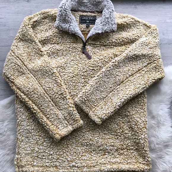 True Grit Other - True Grit Mustard Frost Tip Pullover